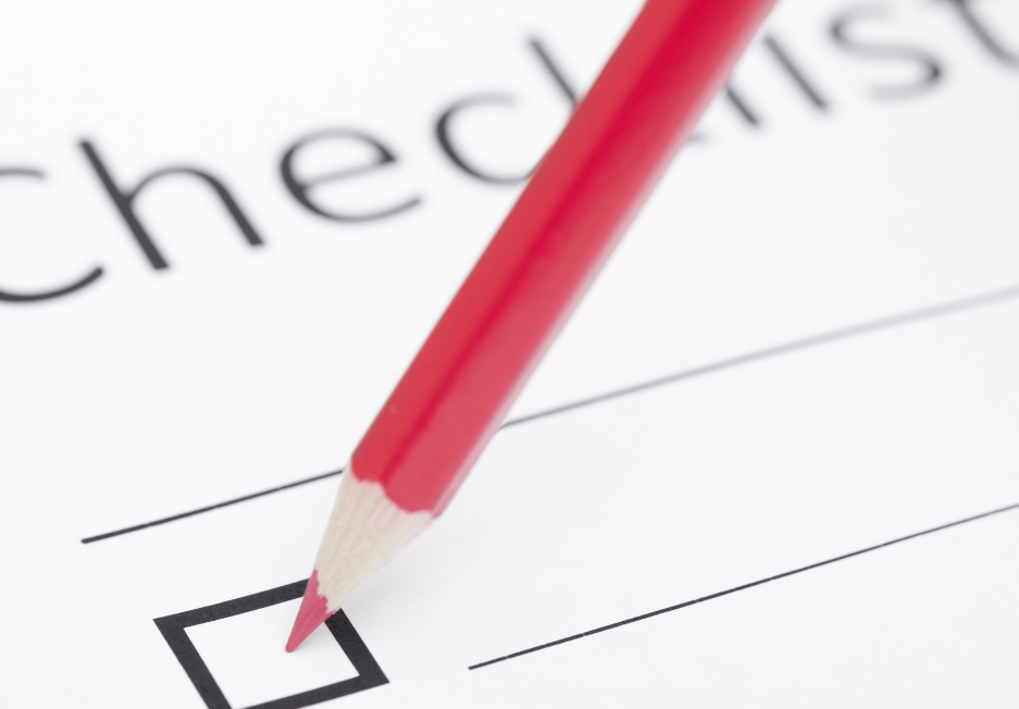 Keep a Checklist During the Home-Buying Process